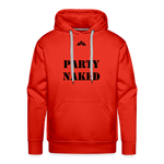 Party Naked Hoodie - red