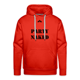 Party Naked Hoodie - red