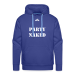 Party Naked Hoodie - royal blue