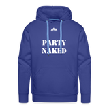 Party Naked Hoodie - royal blue