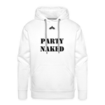 Party Naked Hoodie - white