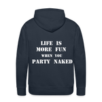 Party Naked Hoodie - navy