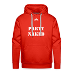 Party Naked Hoodie - red