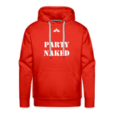 Party Naked Hoodie - red