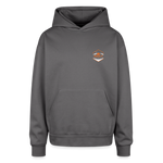 Oversized Hooded Sweatshirt - graphite gray