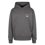 Oversized Hooded Sweatshirt - graphite gray