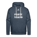 Party Naked Hoodie - heather denim