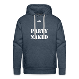 Party Naked Hoodie - heather denim