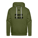 Party Naked Hoodie - olive green