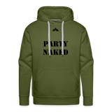 Party Naked Hoodie - olive green