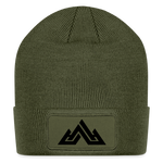 Logo Patch Beanie - olive