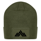 Logo Patch Beanie - olive