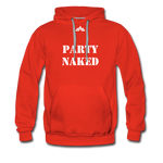 Party Naked Hoodie - red